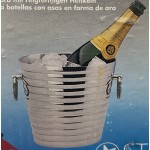 ICE BUCKET STAINLESS STEEL STELLA COLLECTION MADE IN ITALY $99.95